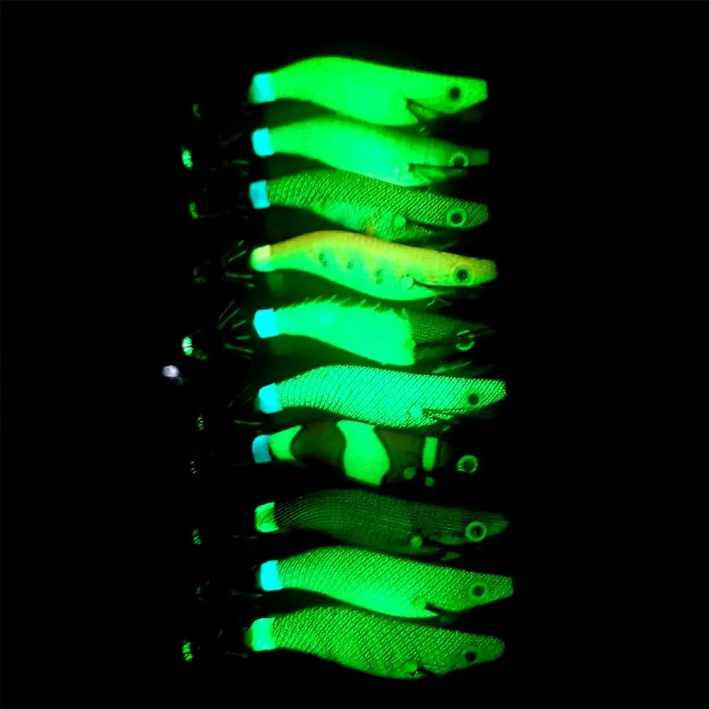 Luminous Squid Jig Lure Artifi - Fishing Hook Jig 评论和价格