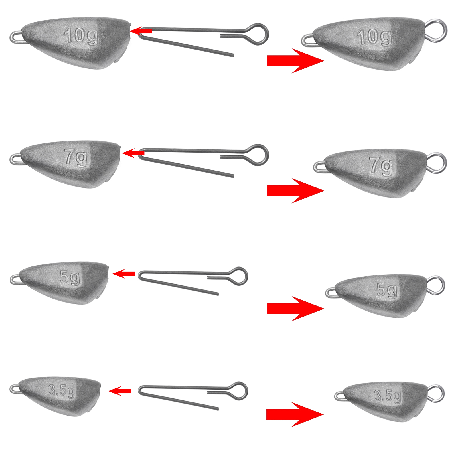 SAMOLLA 5pcs Jig Head Fishing  - Fishing Hook Jig 评论和价格