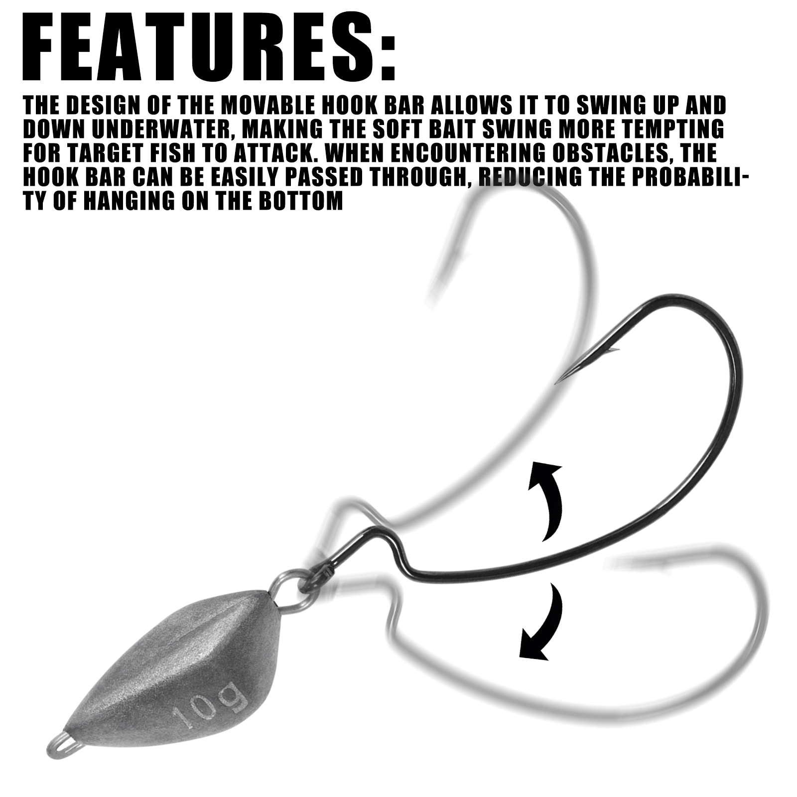 SAMOLLA 5pcs Jig Head Fishing  - Fishing Hook Jig 评论和价格