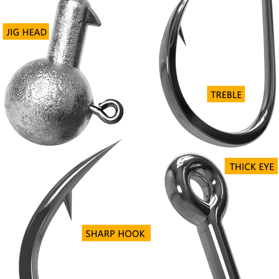 1g 2g 3g 4g 5g 10g 20g 22g 25g - Fishing Hook Offset 评论和价格