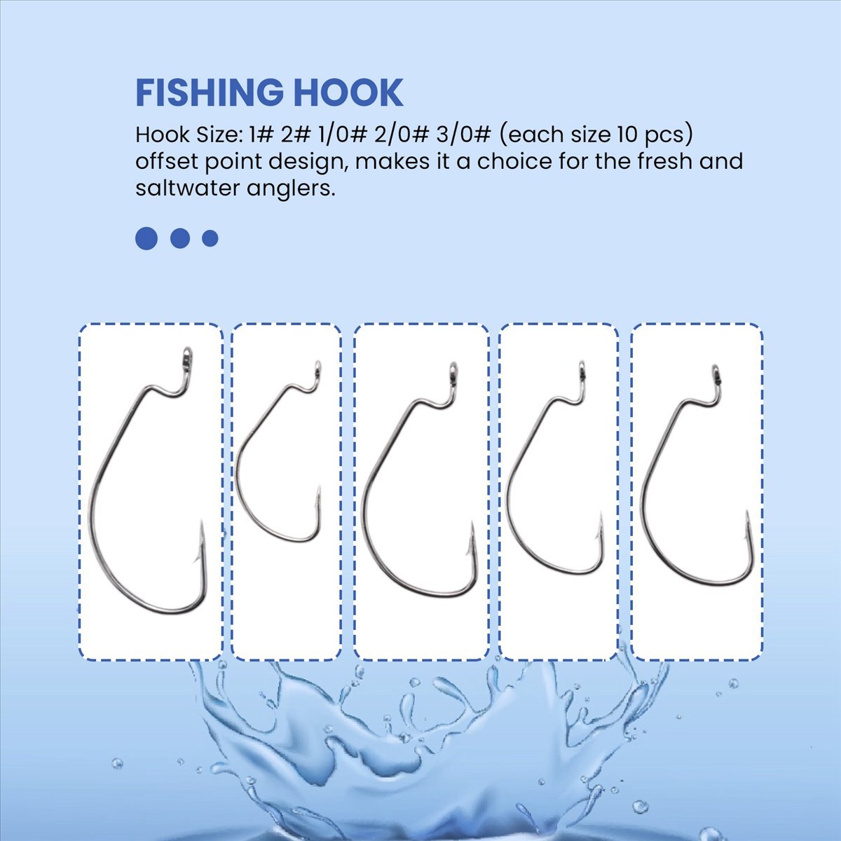 AD45 51Pcs Fishing Hooks High  - Fishing Hook Box 评论和价格