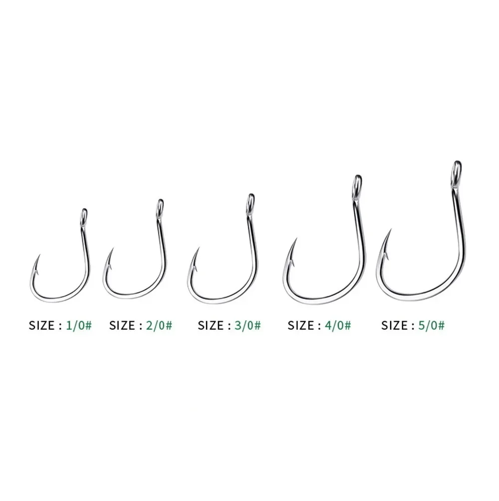 Ring Eye Fishhooks Fishing Hoo - Fishing Hook Offset 评论和价格