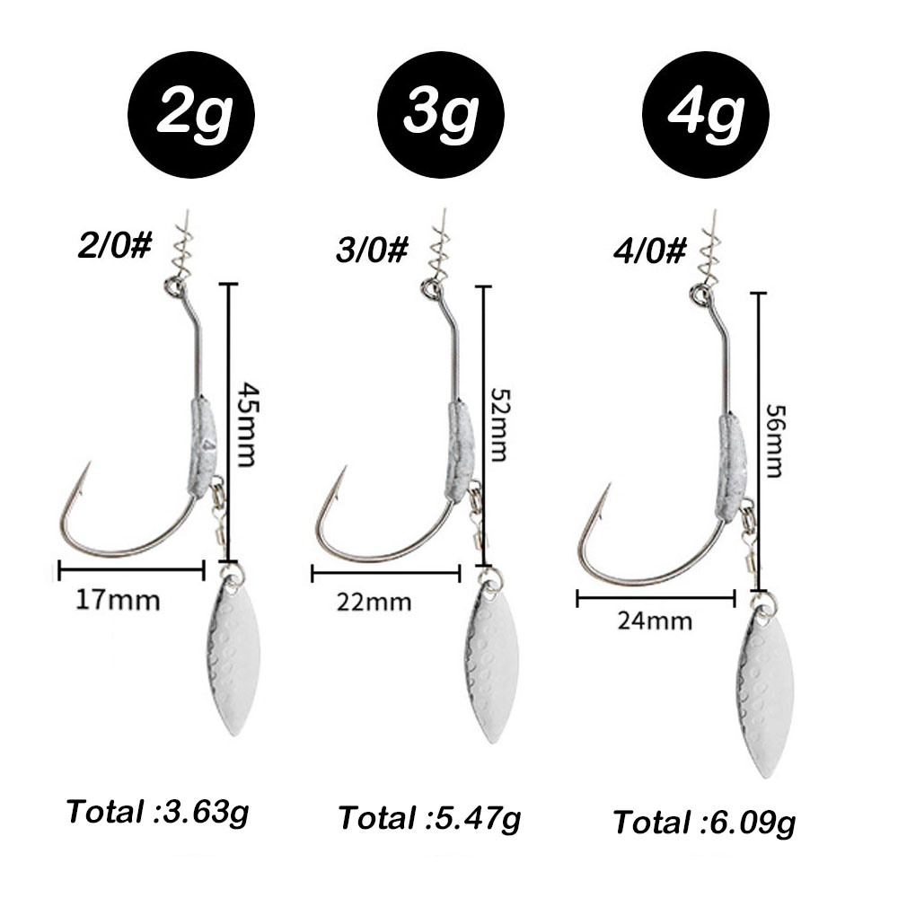 Fish Hook 2G 3G 4G Fishing Hoo - Fishing Hook Offset 评论和价格