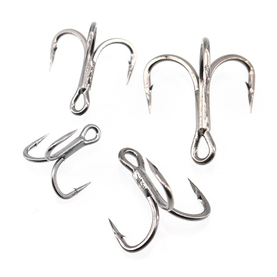 Fishing Treble Hook 6X Strong  - Fishing Hook Offset 评论和价格